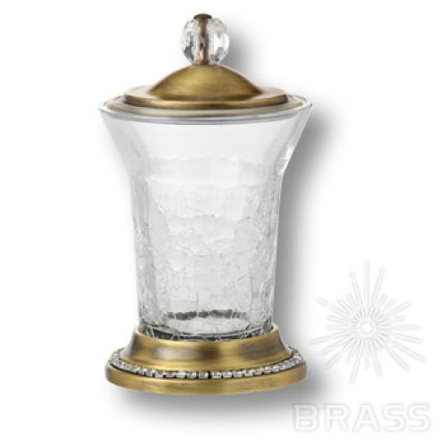3505-75-013 Держатель для зуб.щеток, латунь с кристаллами Swarovski, цвет - старая бронза 3505-75-013 Держатель для зуб.щеток, латунь с кристаллами Swarovski, цвет - старая бронза