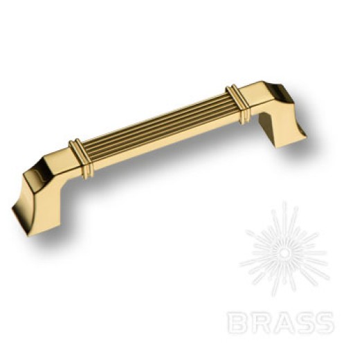546-96-Gold Ручка скоба современная классика, глянцевое золото 96 мм 546-96-Gold Ручка скоба современная классика, глянцевое золото 96 мм