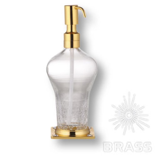 3507-72-003 Дозатор для мыла, латунь с кристаллами Swarovski, цвет - глянцевое золото 3507-72-003 Дозатор для мыла, латунь с кристаллами Swarovski, цвет - глянцевое золото