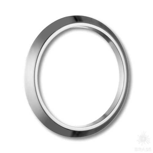 2131 Chrome Накладка декоративная современная классика, глянцевый хром 96 мм