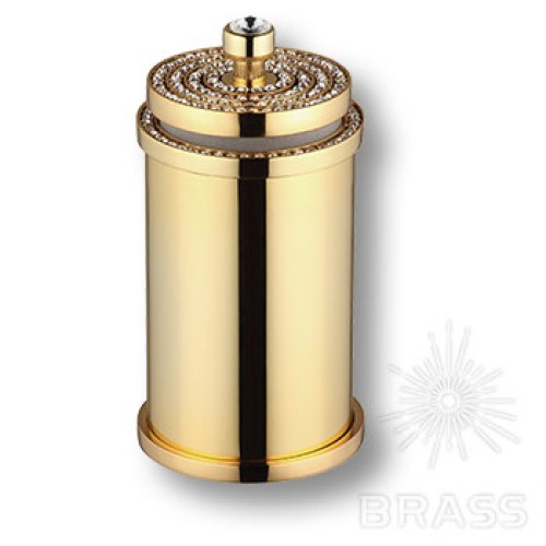 3505-78-003 Держатель для зуб. щеток, латунь с кристаллами Swarovski, цвет - глянцевое золото 3505-78-003 Держатель для зуб. щеток, латунь с кристаллами Swarovski, цвет - глянцевое золото