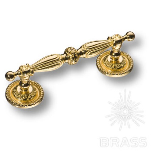 042319L Ручка скоба классика, латунь, цвет покрытия глянцевая латунь 139 мм 042319L Ручка скоба классика, латунь, цвет покрытия глянцевая латунь 139 мм