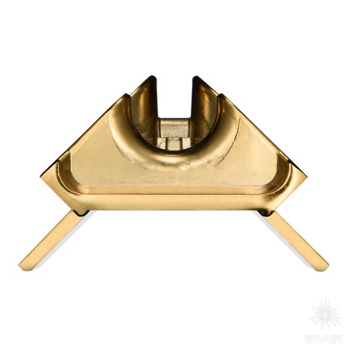 2394 Gold Baza Коннектор для мебельной опоры CRUZ, глянцевое золото