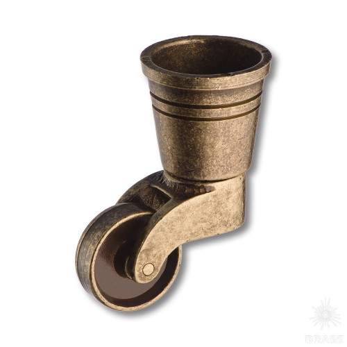 ART.2 BRASS WHEEL Колесо мебельное, старая бронза