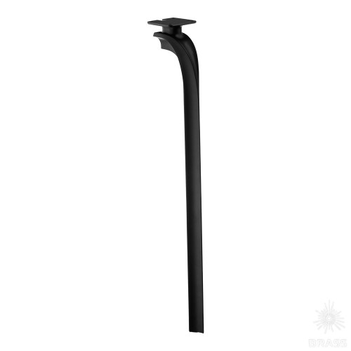 2390 0730 Matt Black Опора мебельная CRUZ, матовый чёрный 730 мм