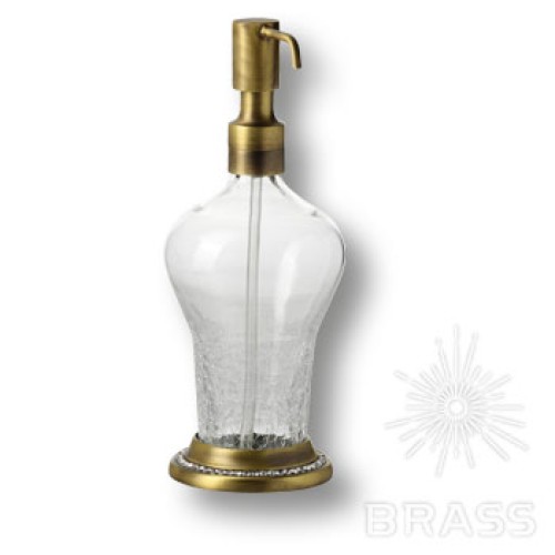 3507-75-013 Дозатор для мыла, латунь с кристаллами Swarovski, цвет - старая бронза 3507-75-013 Дозатор для мыла, латунь с кристаллами Swarovski, цвет - старая бронза