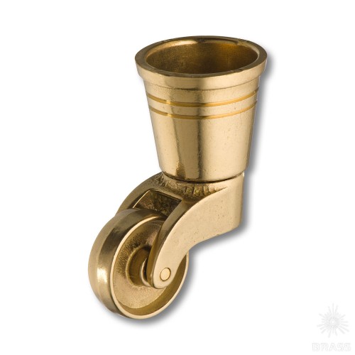 ART.2 POLISHED BRASS WHEEL Колесо мебельное, латунь