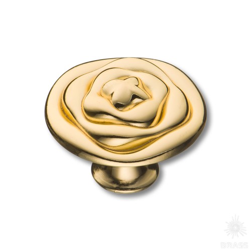 107-Gold Ручка кнопка, глянцевое золото 107-Gold Ручка кнопка, глянцевое золото