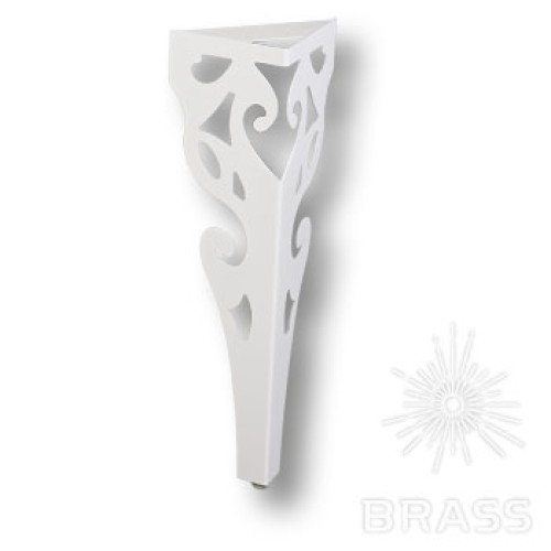 KMA-2001-0710-B12 Опора мебельная резная, цвет - белый