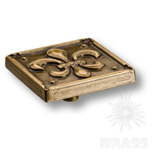 KAVARTI/BRASS Ручка кнопка эксклюзивная коллекция, старая латунь KAVARTI/BRASS Ручка кнопка эксклюзивная коллекция, старая латунь