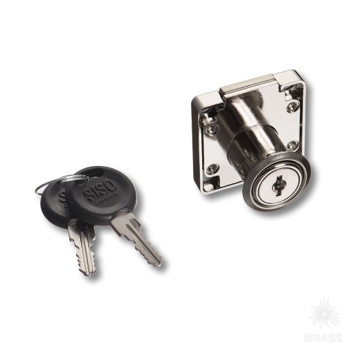 14.01.052-2 Накладной мебельный замок 850, цвет никель 14.01.052-2 Накладной мебельный замок 850, цвет никель