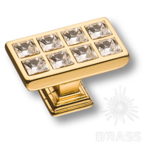 15.349.00.SWA.19 Ручка кнопка с кристаллами Swarovski эксклюзивная коллекция, глянцевое золото 24K 15.349.00.SWA.19 Ручка кнопка с кристаллами Swarovski эксклюзивная коллекция, глянцевое золото 24K