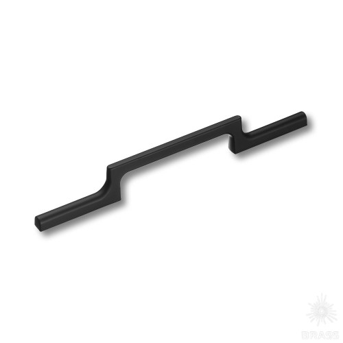 1112 128MP24 Ручка скоба модерн, чёрный 128 мм