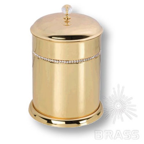 3512-71-003 Ведро, латунь с кристаллами Swarovski, цвет - глянцевое золото