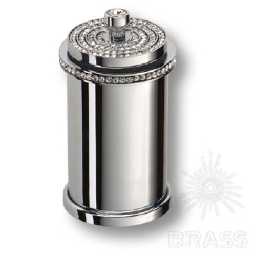 3505-78-005 Держатель для зуб.щеток, латунь с кристаллами Swarovski, цвет - глянцевый хром 3505-78-005 Держатель для зуб.щеток, латунь с кристаллами Swarovski, цвет - глянцевый хром