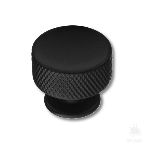 1820 Matt Black Ручка кнопка модерн, матовый чёрный 1820 Matt Black Ручка кнопка модерн, матовый чёрный