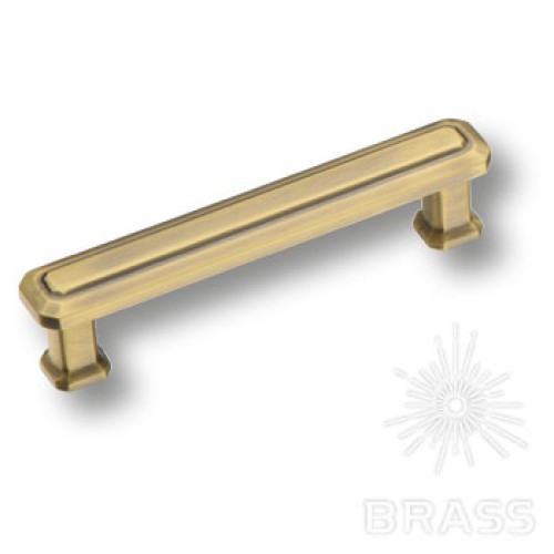 1101 096MP30 Ручка скоба современная классика, состаренная латунь 96 мм