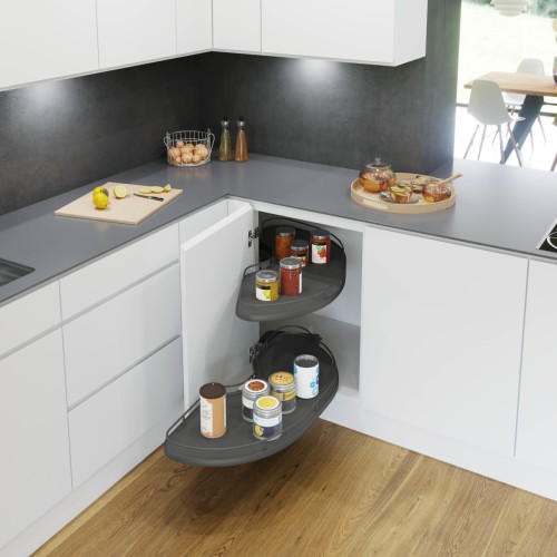 CORNERSTONE CS-MAXX RAIL 600 мм, левые, LAVA GREY