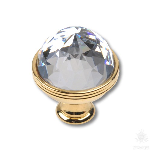 0Z5738.B00.00 Ручка кнопка с кристаллом Swarovski эксклюзивная коллекция, глянцевое золото 0Z5738.B00.00 Ручка кнопка с кристаллом Swarovski эксклюзивная коллекция, глянцевое золото