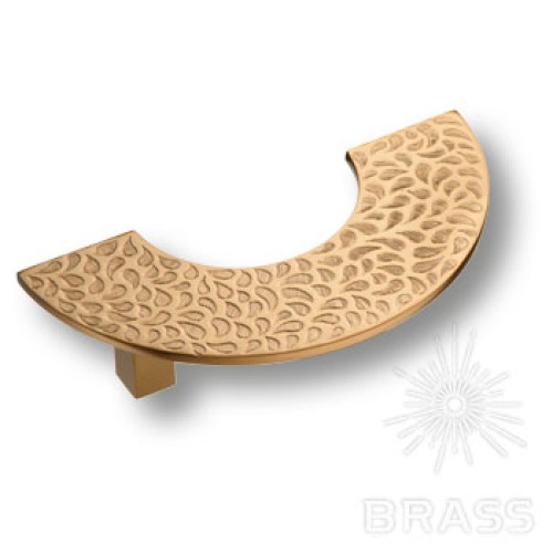 07622-007-R15х4-96 Ручка скоба модерн латунь, сатинированное золото 96 мм