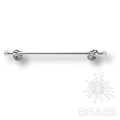 3513-71-005 Держатель для полотенец, латунь с кристаллами Swarovski, цвет - глянцевый хром