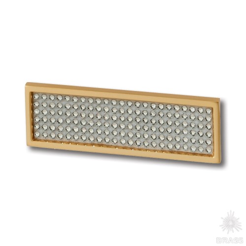 7167.0064.027.087 Ручка скоба с кристаллами Swarovski эксклюзивная коллекция, матовое золото 64 мм 7167.0064.027.087 Ручка скоба с кристаллами Swarovski эксклюзивная коллекция, матовое золото 64 мм