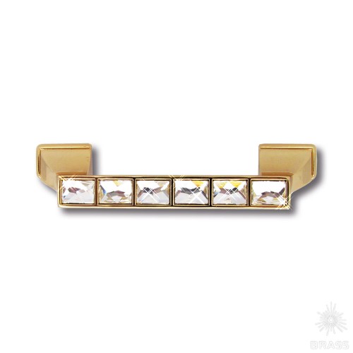 15.139.96.SWA.19 Ручка скоба с кристаллами Swarovski эксклюзивная коллекция, глянцевое золото 96 мм 15.139.96.SWA.19 Ручка скоба с кристаллами Swarovski эксклюзивная коллекция, глянцевое золото 96 мм
