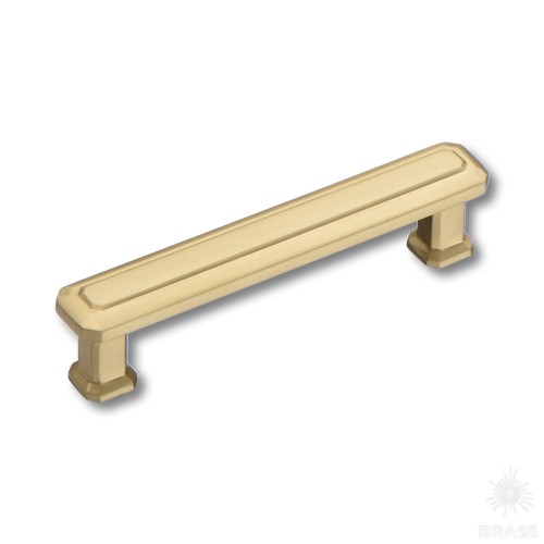 1101 096MP35 Ручка скоба современная классика, матовое золото 96 мм