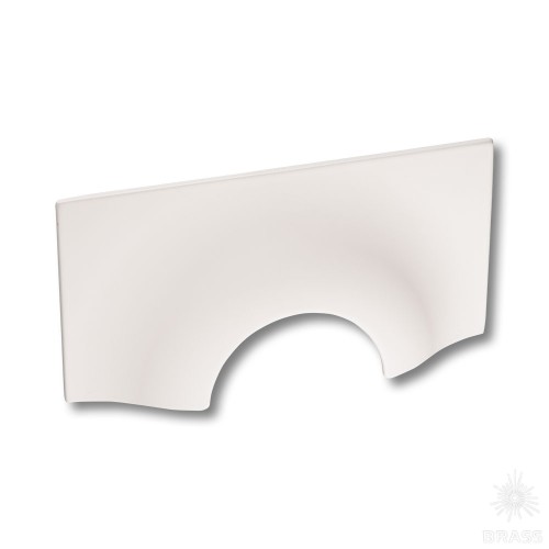 052964.WHI Ручка скоба - латунь,  модерн, матовый белый 64 мм