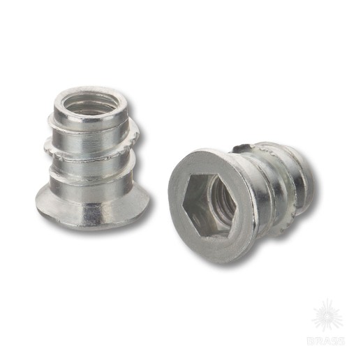 12.10.259-0 Футорка ввертная, M6 x 12 мм, сталь