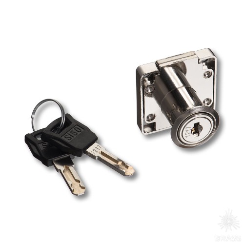 14.00.200-0 Накладной мебельный замок 850S, цвет никель 14.00.200-0 Накладной мебельный замок 850S, цвет никель