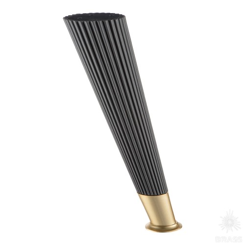 3510 0230 Matt Fume/Gold Varak Опора мебельная SUIT, матовый серый/матовое золото 230 мм